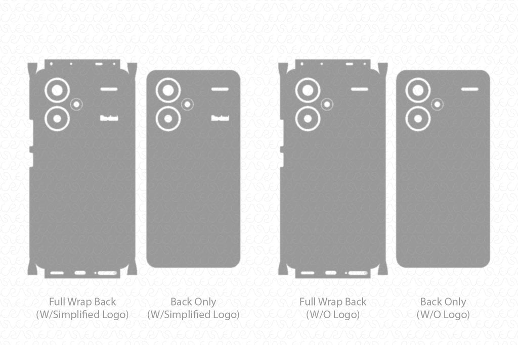 Vinyl Ready Vector Cut File Templates for Phone Skins in Ai, PLT, EPS ...