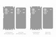 Redmi Note 13 Pro Plus Full Wrap Skin Vector CutFile Template