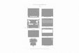 ASUS TUF A16 Laptop 2025 | Vinyl Skin Cut File Template Complete Kit