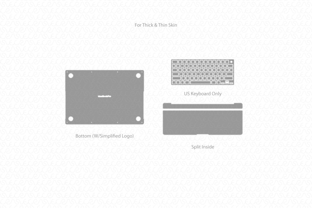 Apple MacBook Pro 16" M5 Pro 2026 | Vinyl Skin Cut File Template 