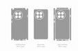 OnePlus 13R Skin Full Wrap CutFile Template 2025