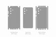 Galaxy S25 Plus Full Wrap Skin CutFile Template 2025