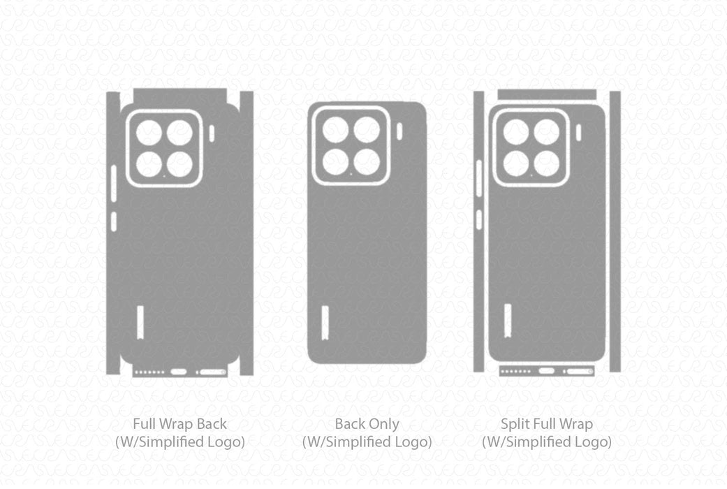 Xiaomi 15 Skin Full Wrap Template Vector 2025