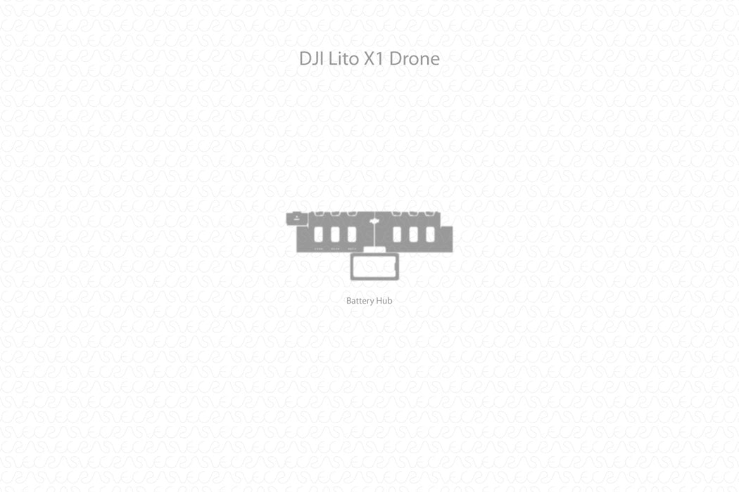 DJI Lito X1 Drone 2026 | Skin Template Vector 