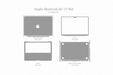 Apple MacBook Air 13 inch M4 Skin Template Vector 2025