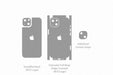 iPhone 15 Full Wrap Skin Vector CutFile Template
