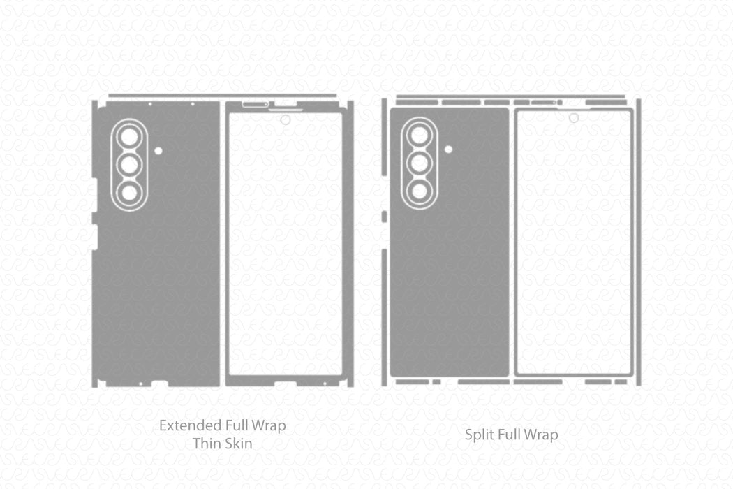 Samsung Galaxy Z Fold8 Ultra 2026 | Vinyl Skin Cut File Template