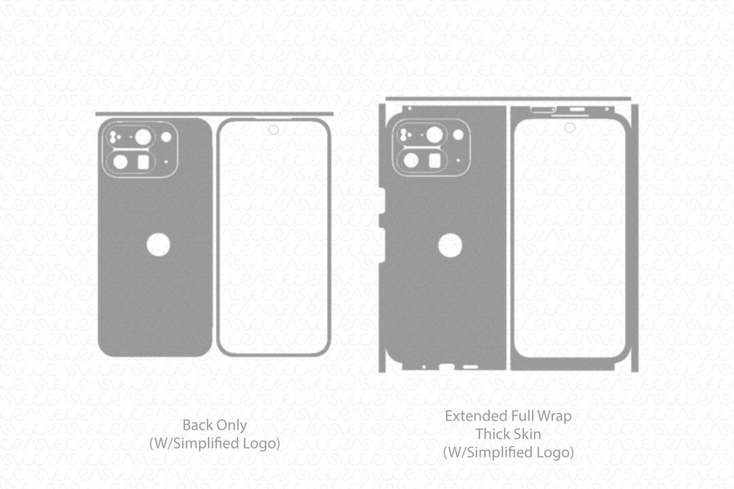 Pixel 10 Pro Fold Mobile 2025 | Vinyl Skin Cut File Template