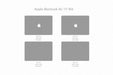 Apple MacBook Air 15-inch M4 Skin Template Vector 2025