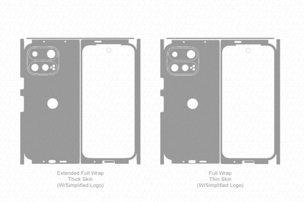 Google Pixel 11 Pro Fold 5G Mobile 2026 | Vinyl Skin Cut File Template