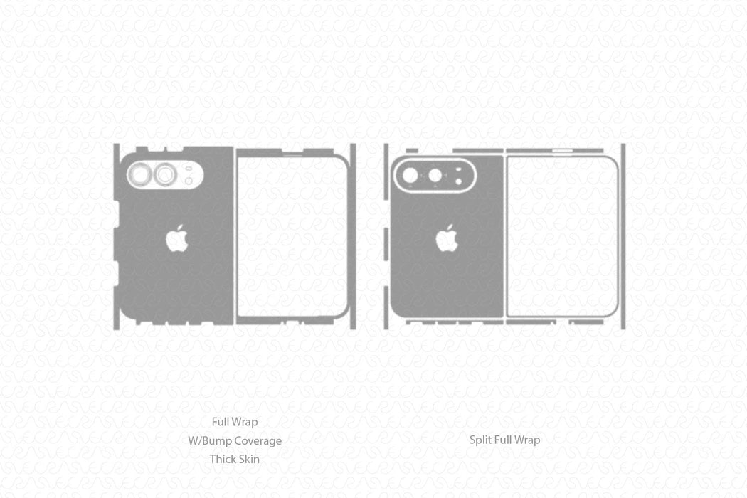Apple iPhone Duo Mobile 2026 | Vinyl Skin Cut File Template 