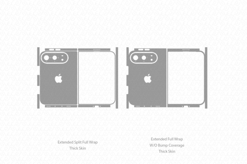 Apple iPhone Duo Mobile 2026 | Vinyl Skin Cut File Template 