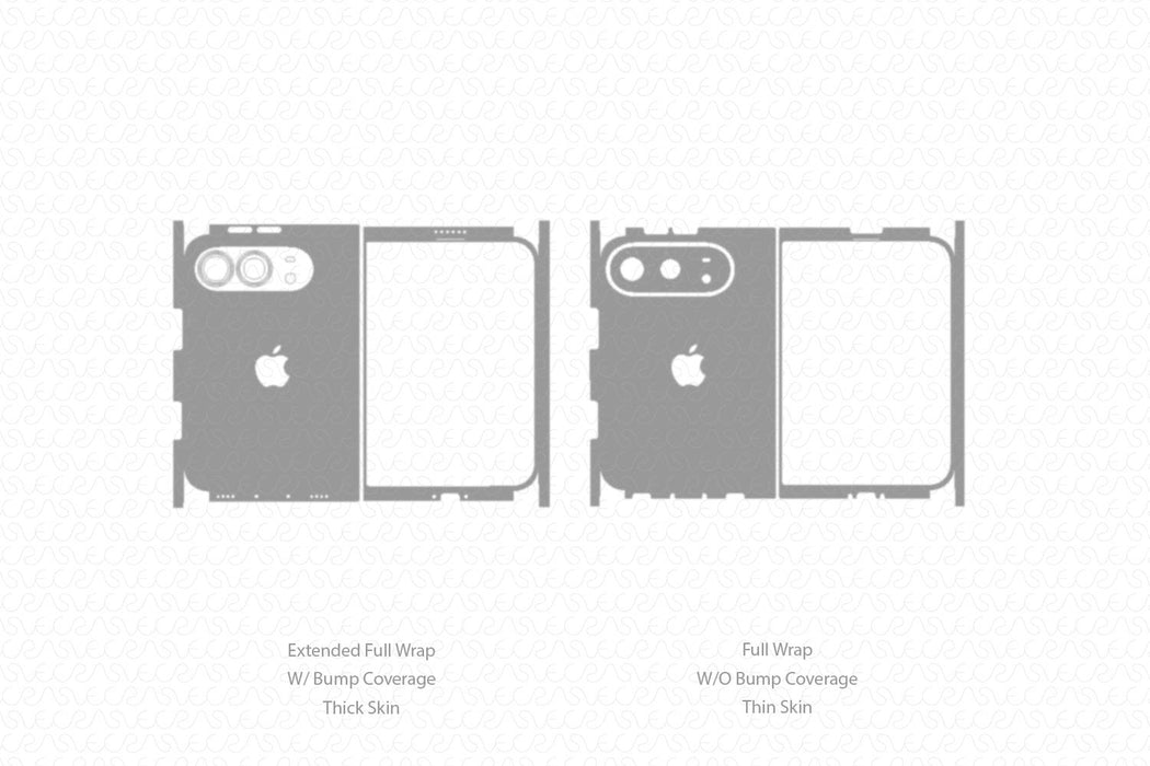 Apple iPhone Duo Mobile 2026 | Vinyl Skin Cut File Template 