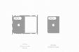 Apple iPhone Duo Mobile 2026 | Vinyl Skin Cut File Template 