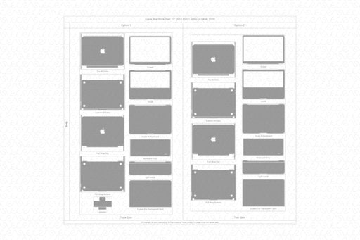 MacBook Neo 13” (A18 Pro) Laptop 2026 | Vinyl Skin Cut File Template Complete Kit