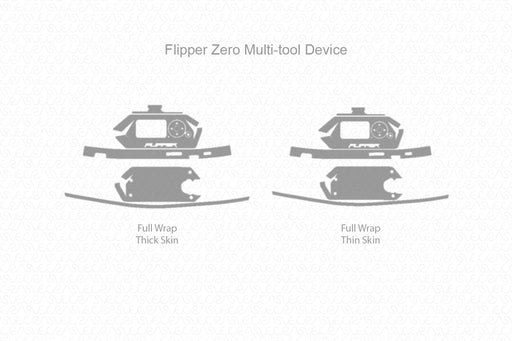 Flipper Zero Multi tool Device 2020 Skin Cutfile