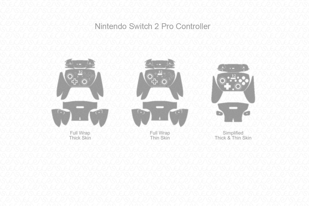 Nintendo Switch 2 Pro Controller Skin CutFile Vector Template — VecRas
