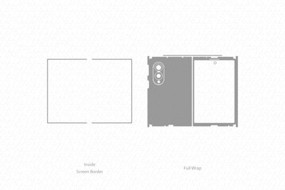 Samsung Galaxy Z Fold8 Mobile 2026 | Vinyl Skin Cut File Template
