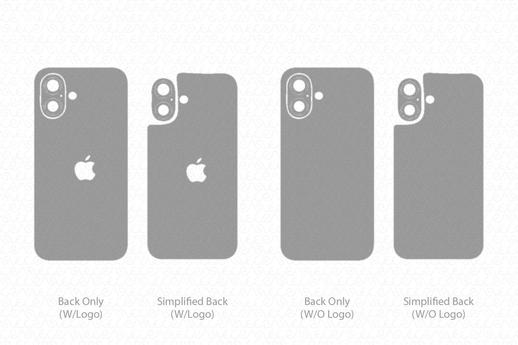 IPhone 16 Skin CutFile Vector Template Full Wrap SVG VecRas IPhone 16 Skin CutFile Vector Template Full Wrap SVG VecRas