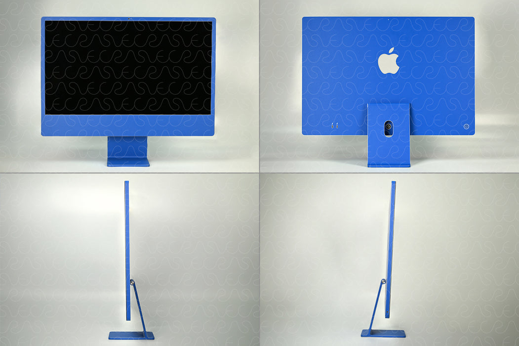 iMac 24-inch M1 Wrap Template Vector 2021