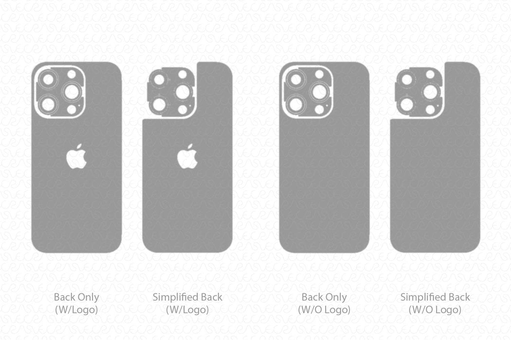 iPhone 16 Pro Skin CutFile Vector Template Full Wrap SVG — VecRas