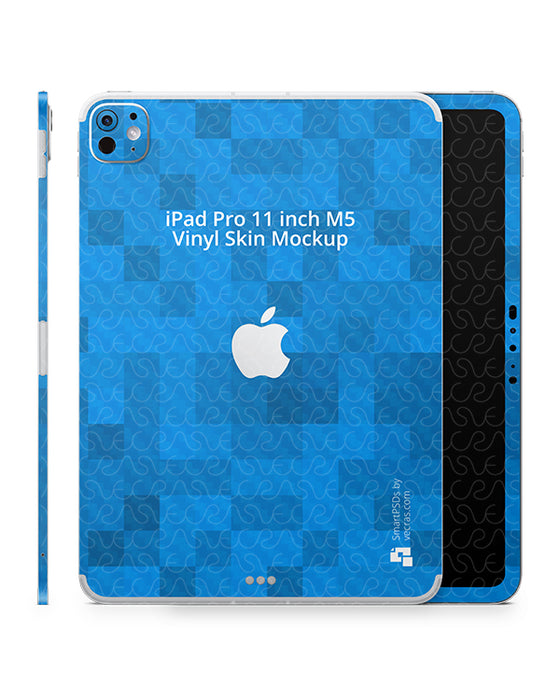 iPad Pro 11 inch M5 Tablet 2025 | Skin Design Mockup PSD Template