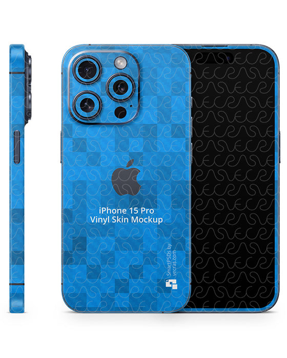 iPhone 15 Pro (2023) PSD Skin Mockup Template