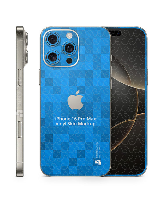 iPhone 16 Pro Max (2024) PSD Skin Mockup Template