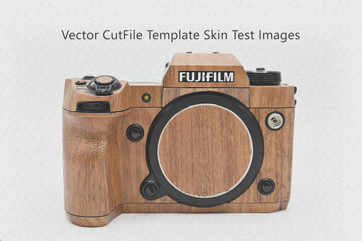 FujiFilm X-H2 Camera Skin CutFile Template 2022, Skin Test Images Slideshow Showcase