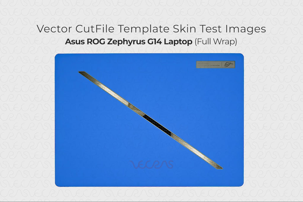 ASUS ROG Zephyrus G14 Laptop 2025 | Vinyl Skin Cut File Template