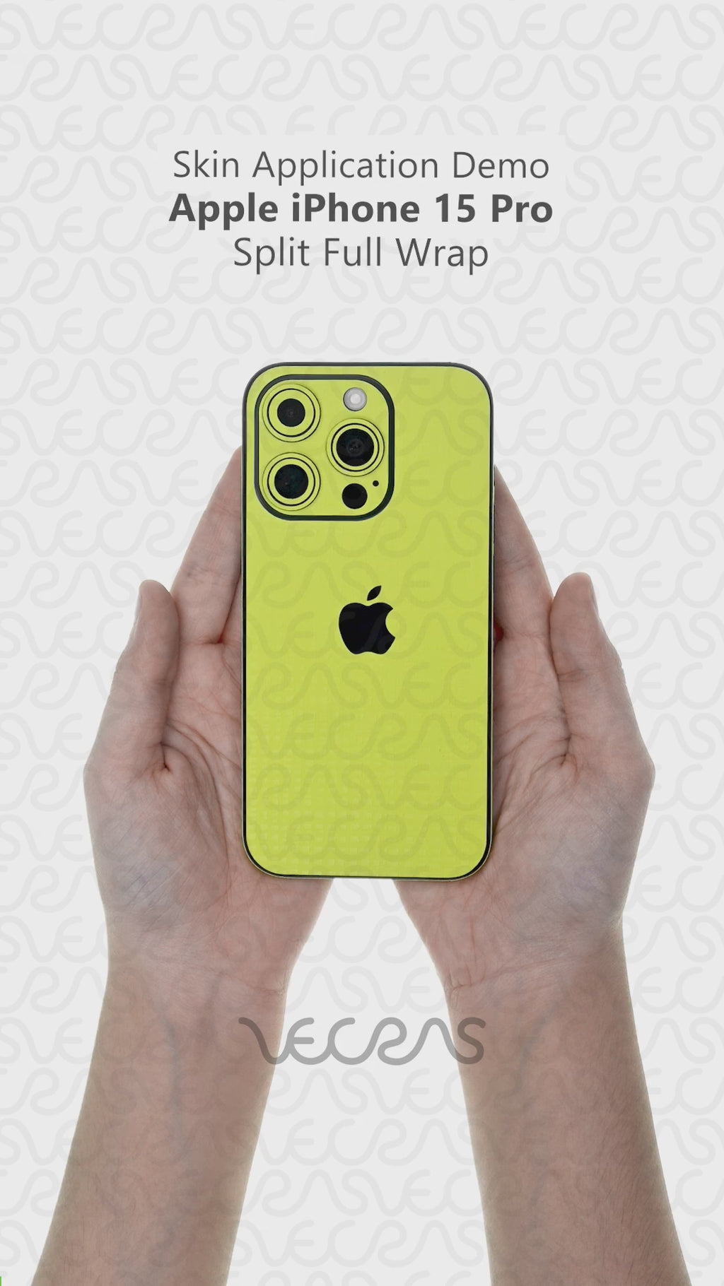 iPhone 15 Pro 3M Decal Skin Wrap Short Video