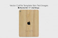 iPad Air 11 M3 Skin CutFile Template Vector 2025