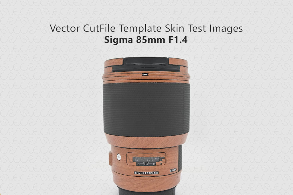 Sigma 85mm F1.4 for Canon Lens 3M Decal Skin Wrap Short Video