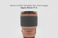 Sigma 85mm F1.4 for Canon Lens 3M Decal Skin Wrap Short Video