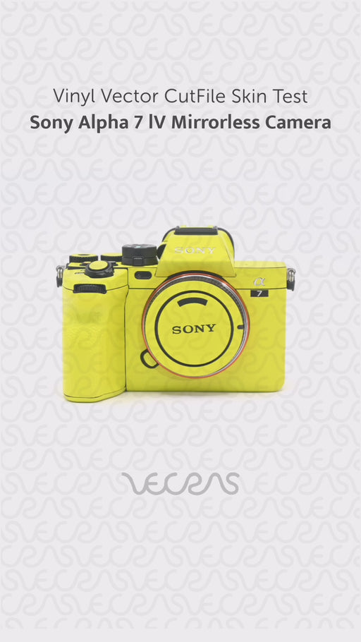 Sony A7 IV Camera 3M Decal Skin Wrap Short Video