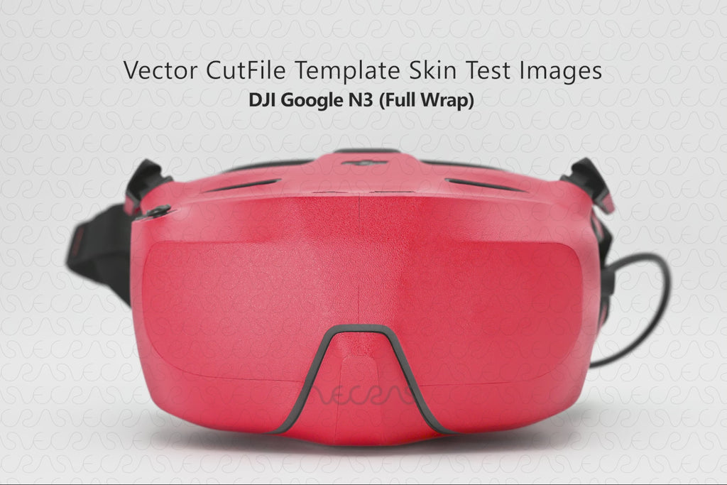 DJI Goggles N3 (TKGSM) 2024 | Vinyl Skin Cut File Template | Slideshow | Skin Test Images