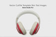 Beats Studio Pro Headphones (A2924) 2023 | Vinyl Skin Cut File Template | Slideshow | Skin Test Images
