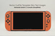 Nintendo Switch 2 Handheld Gaming Console 2025 | Vinyl Skin Cut File Template | Slideshow | Skin Test Images