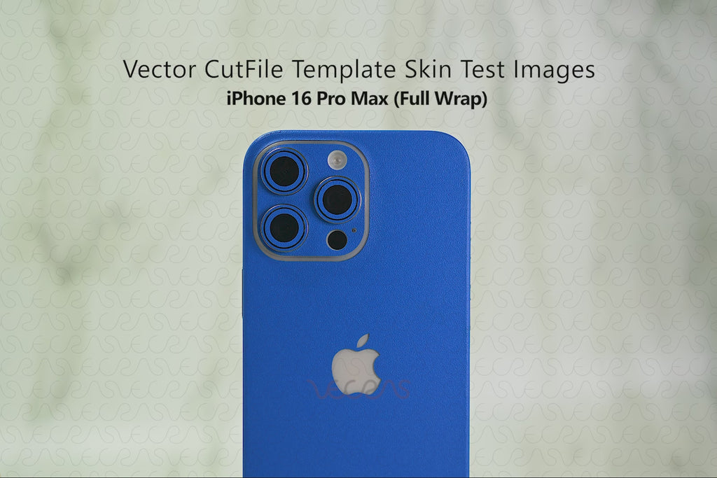 iPhone 16 Pro Max Skin Vector CutFile Template 2024