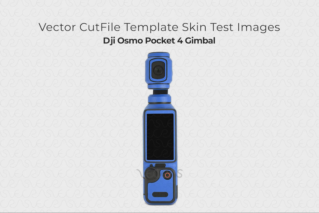 DJI Osmo Pocket 4 Gimbal Camera 2026 | Vinyl Skin Cut File Template