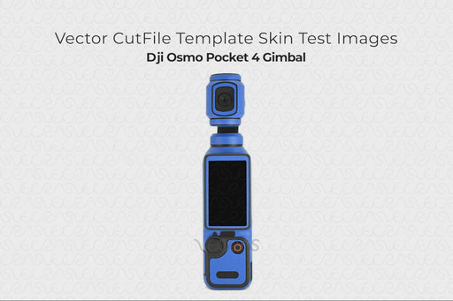 DJI Osmo Pocket 4 Gimbal Camera 2026 | Vinyl Skin Cut File Template