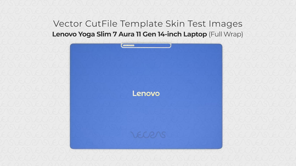 Lenovo Yoga Slim 7 Aura 11 Gen 14-inch Laptop 2026 | Vinyl Skin Cut File Template