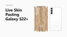 Galaxy S22 Plus Vinyl Skin Pasting Tutorial Full Wrap using VecRas Cutfiles
