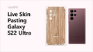 Galaxy S22 Ultra Vinyl Skin Pasting Tutorial Full Wrap using VecRas Cutfiles
