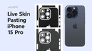  Apple iPhone 15 Pro Vinyl Skin Pasting Tutorial Full Wrap using VecRas Cutfiles