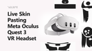 Meta Quest 3 VR Headset Vinyl Skin Pasting Tutorial Full Wrap using VecRas Cutfiles