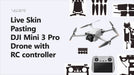 DJI Mini 3 Pro with Controller Vinyl Skin Pasting Tutorial Full Wrap using VecRas Cutfiles

