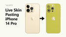 iPhone 14 Pro Vinyl Skin Pasting Tutorial Full Wrap using VecRas Cutfiles
