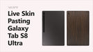 Galaxy Tab S8 Ultra Vinyl Skin Pasting Tutorial Full Wrap using VecRas Cutfiles