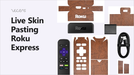 Roku Express 3700 Vinyl Skin Pasting Tutorial Full Wrap using VecRas Cutfiles